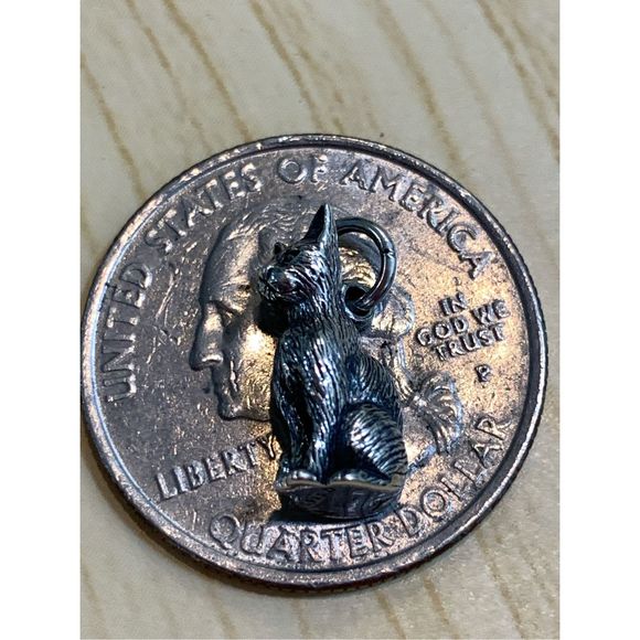 Cat 3D Sterling Silver Jewelry Charm #pet - Picture 4 of 8